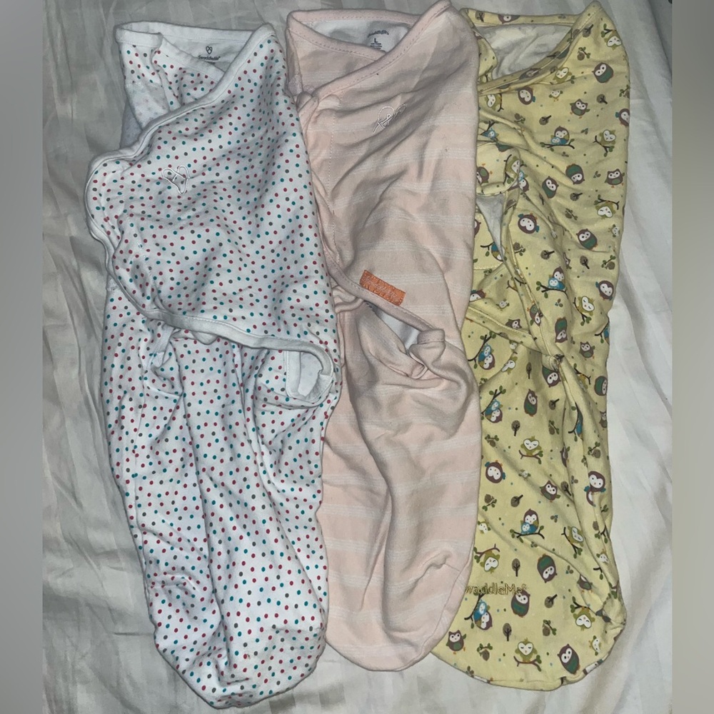 SwaddleMe swaddle pods size large (3-6 months, 14-18 lbs)